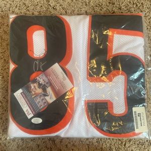 Chad Johnson with authentic autograph